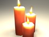 Candles - Low Poly