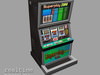Slot Machine - Low Poly 2 3D Model