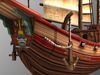 Chinese Junk Ship 3D Model