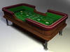 Craps Table Low Poly 3D Model