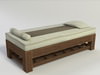 Massage Bed Low Poly
