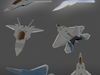 F22 Raptor lowpoly 3D Model