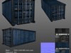 Lowpoly Shiping Container 3D Model