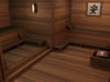 Sauna Room Low Poly 3D Model