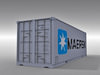 4 Container Collection 3D Model