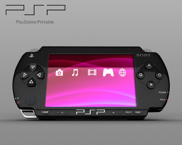 SONY PSP 3D Model .max .3ds