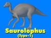 Saurolophus (Type-1) Di... 3D Model