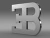 Bugatti rear logo 3D Model
