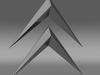 Сitroen old logo 3D Model