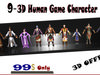 9 Quality Human Game Character