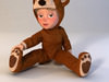 Luigi, little boy in a bear outfit
