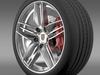 Porsche  911 Carerra 4S Cabriolet wheel 3D Model