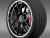 Porsche 911 Carerra GTS wheel 3D Model