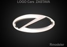 Zastava 3d Logo 3D Model