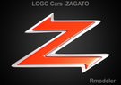 Zagato 3d Logo 3D Model