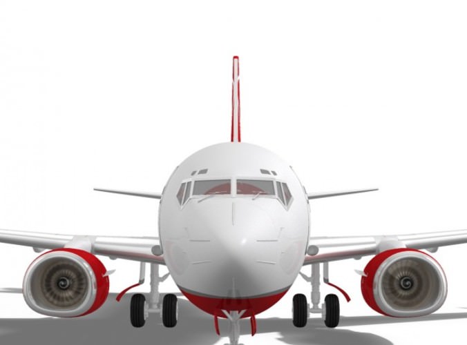 airberlin Boeing 737-700w 3D Model .max .obj .fbx .c4d .ma .mb