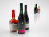 Beverage bottles 3D Model