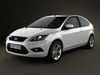 Ford Focus hatchback 3-door 2008 3D Model