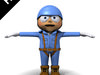Cartoon worker