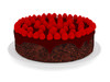 Chocolate Cake with Raspberries