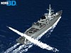 Liberal Frigate 3D Model