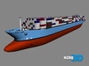 Post Panamax 3D Model