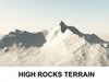 3d Terrain High Rocks 3D Model