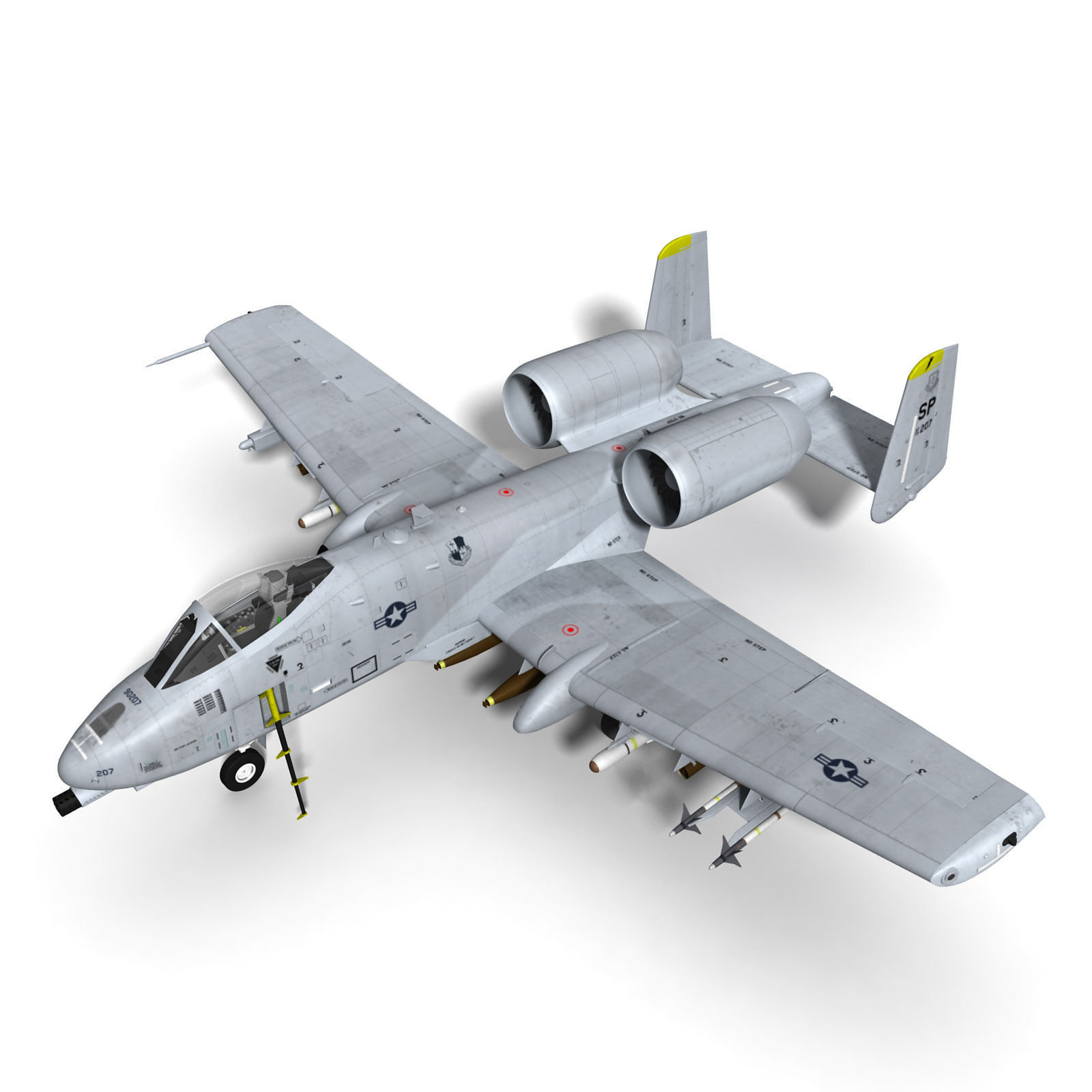 A10C Warthog 3D Model .max .obj .3ds .fbx .c4d .lwo .lw .lws - CGTrader.com