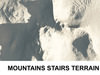 3d Terrain Mountains with stairs 3D Model .obj .3ds .lwo .lw .lws .c4d