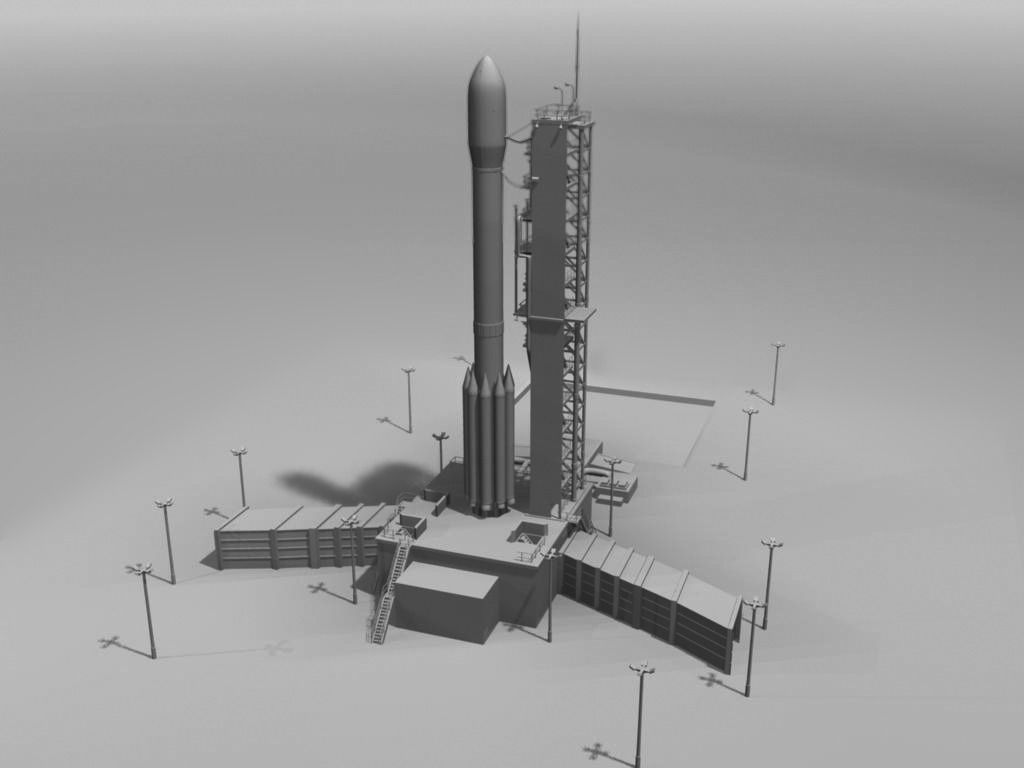 Delta Ii Launch Vehicle 3d Model Max Obj 3ds C4d Lwo