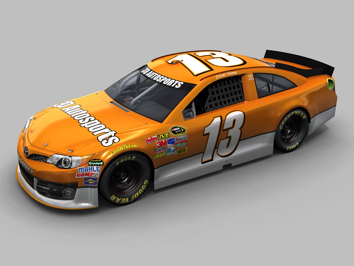 2013 nascar toyota Car Racing 3D Models