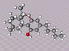 tetrahydrocannabinol (THC) 1972-08-3 3D Model
