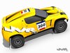 Rally Raid Prototype Race Car 3D Model