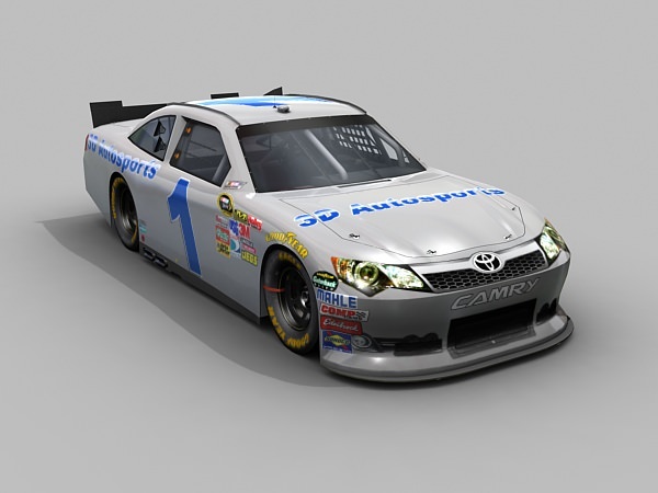2012 nascar toyota camry 3D Models