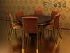 Table and chairs 08-021