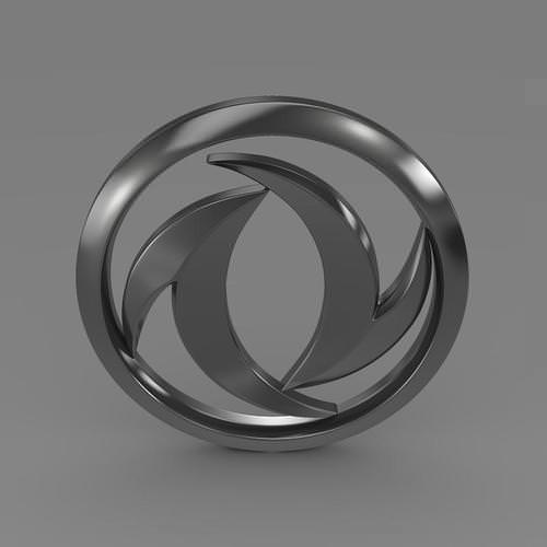 Dong Feng Logo 3D Model .max .obj .3ds .fbx .lwo .lw .lws .c4d