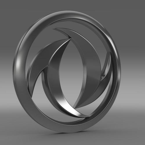 Dong Feng Logo 3D Model .max .obj .3ds .fbx .lwo .lw .lws .c4d