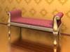 Antique Upholstered Bench 08-008
