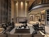 Elegant Living Room with Balcony