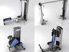 Fitness Gym Equipment Collection 3D Model