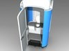 WC Portable 3D Model .max .3ds .fbx .dxf