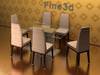 Six-seat Dining Table 3D Model
