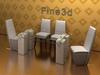 Dining room set 3D Model