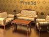 Living Room Set 3D Model