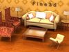 Living Room Set (big) 3D Model
