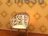White ornament chair 3D Model