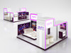 TV Info Stand 3D Model