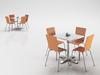 Very Classic Chairs Set with Table 3D Model