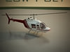 Bell 206B Helicopter 3D Model