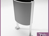 Street Trash Bin 3D Model